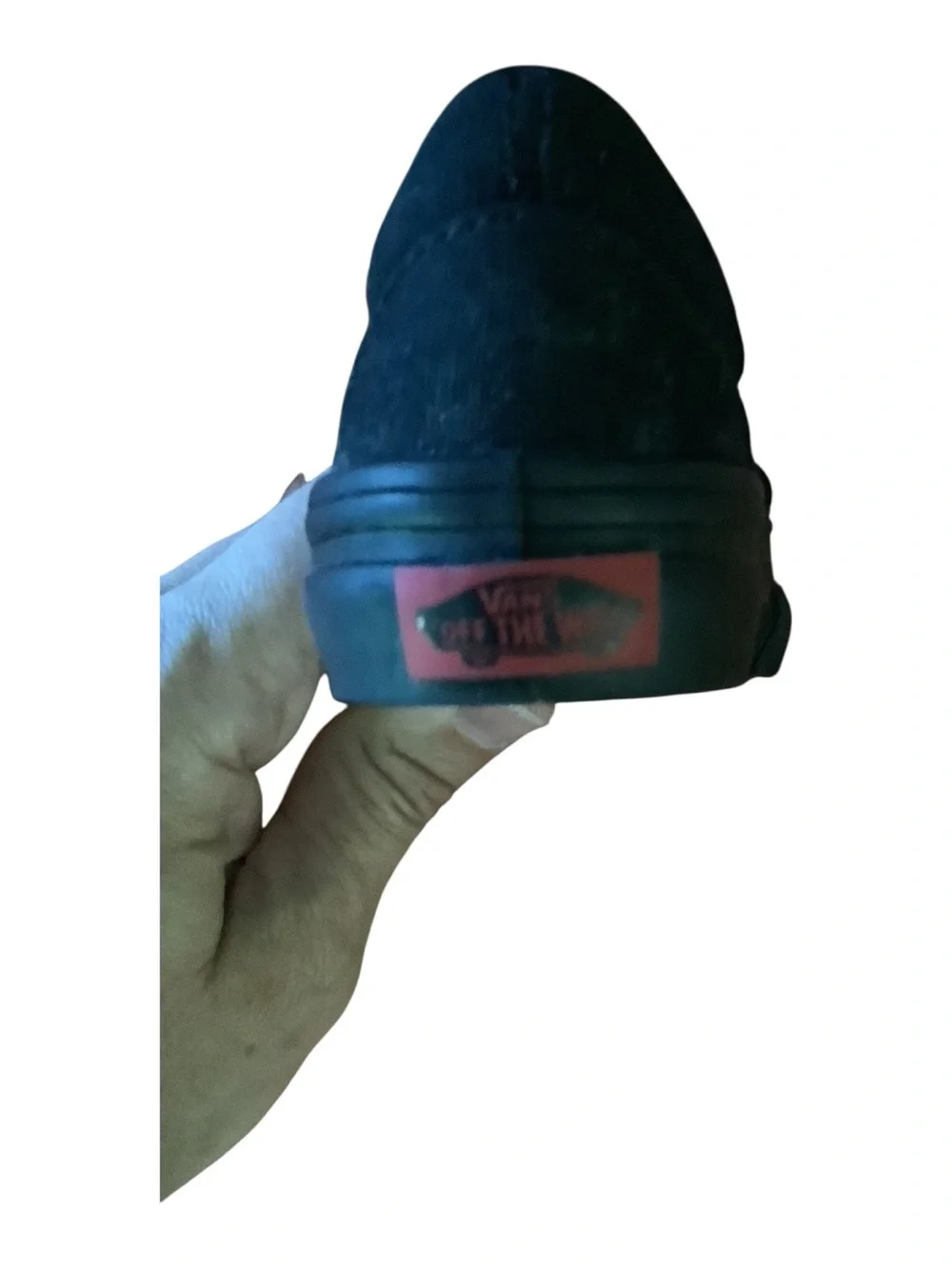 Vans Toddler Classic Slip-On Shoes – Black on Black – Size 4